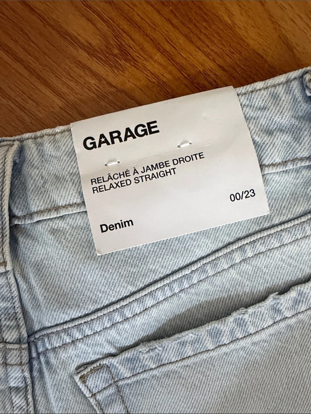 GARAGE Relaxed Straight Jeans